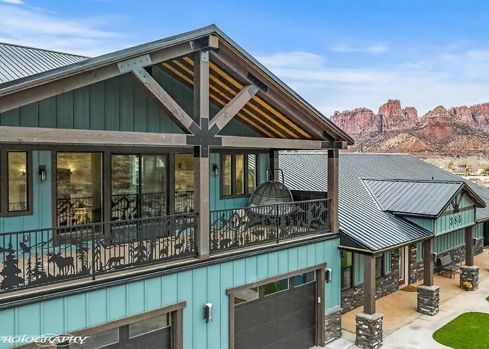 Zion Vista Poolside Manor Sauna Golf Gym Chalet Colorado City