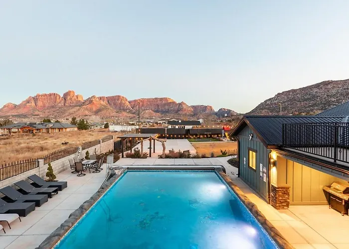 Zion Vista Poolside Manor Sauna Golf Gym *