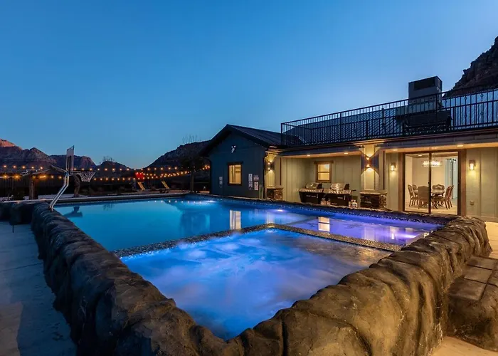 Zion Vista Poolside Manor Sauna Golf Gym Chalet Colorado City